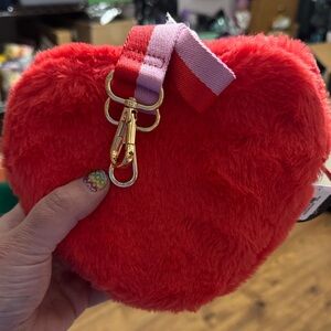 Bath & Body Works Plush Red Heart Mini Bag